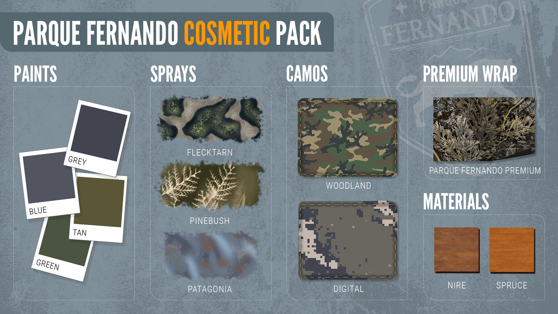 TheHunter: Call of the Wild – Parque Fernando Cosmetic Pack