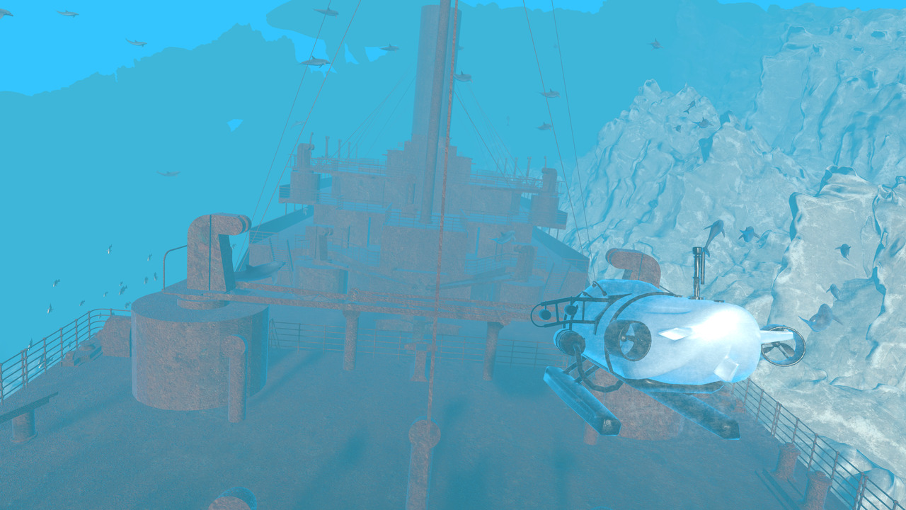 Submersible Simulator: Discover the Titanic into Ocean