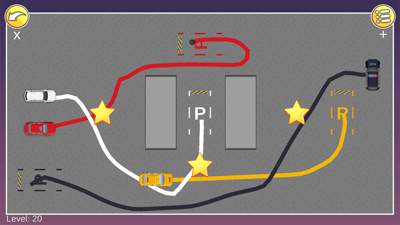 City Parking Driver: Draw The Path Simulator