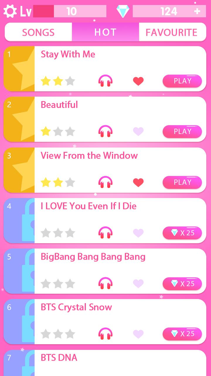 Kpop Piano Game: Color Tiles