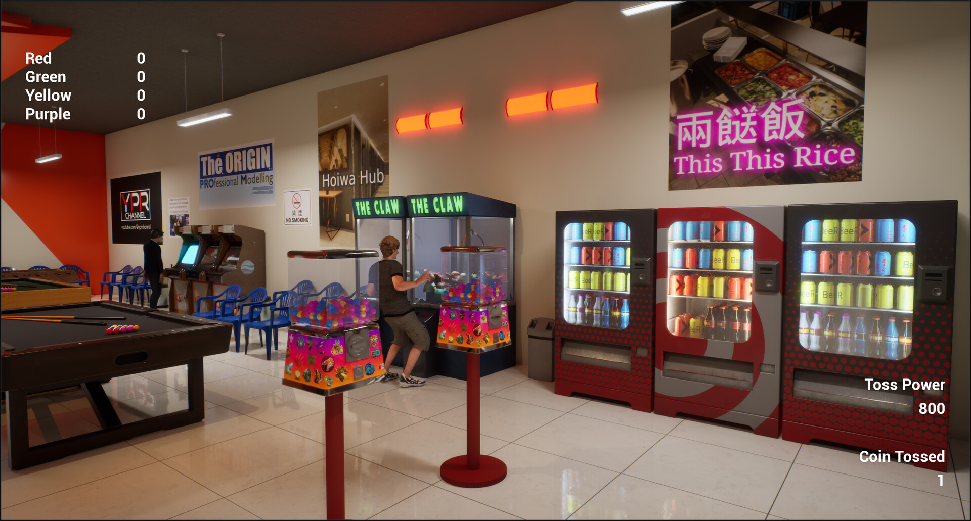 Coin Toss Rainbow Simulator