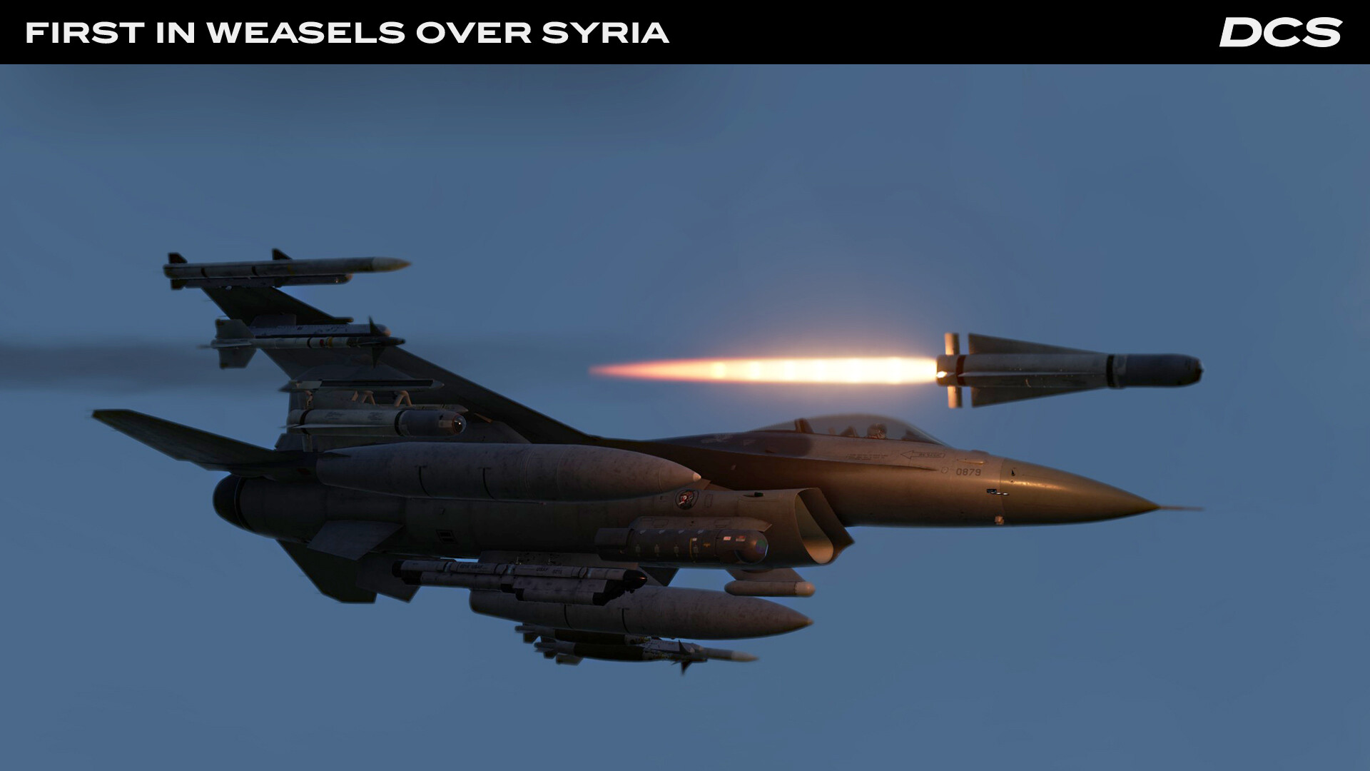 DCS World: F-16C First in Weasels Over Syria Campaign by Ground Pounder Sims