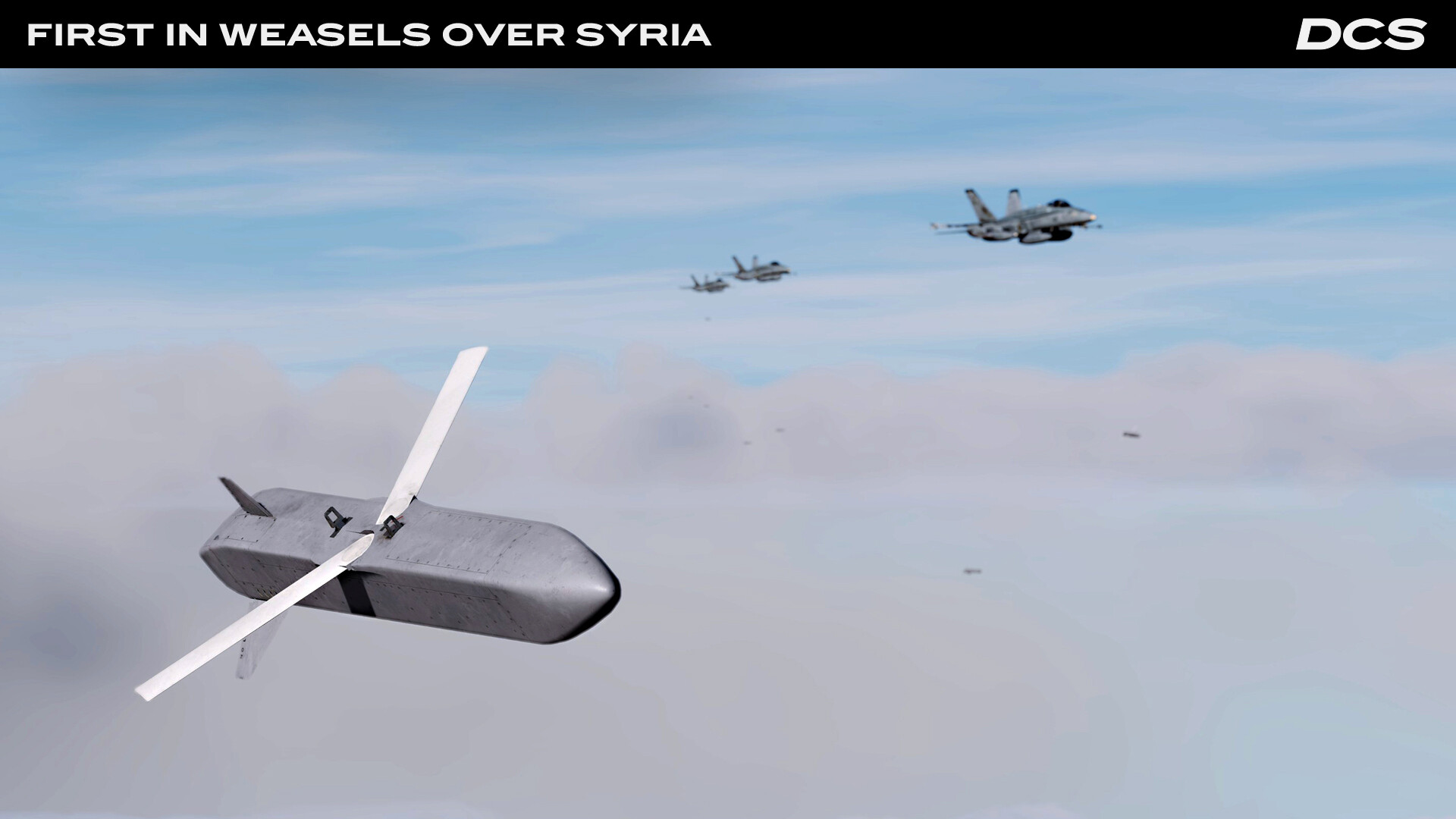 DCS World: F-16C First in Weasels Over Syria Campaign by Ground Pounder Sims