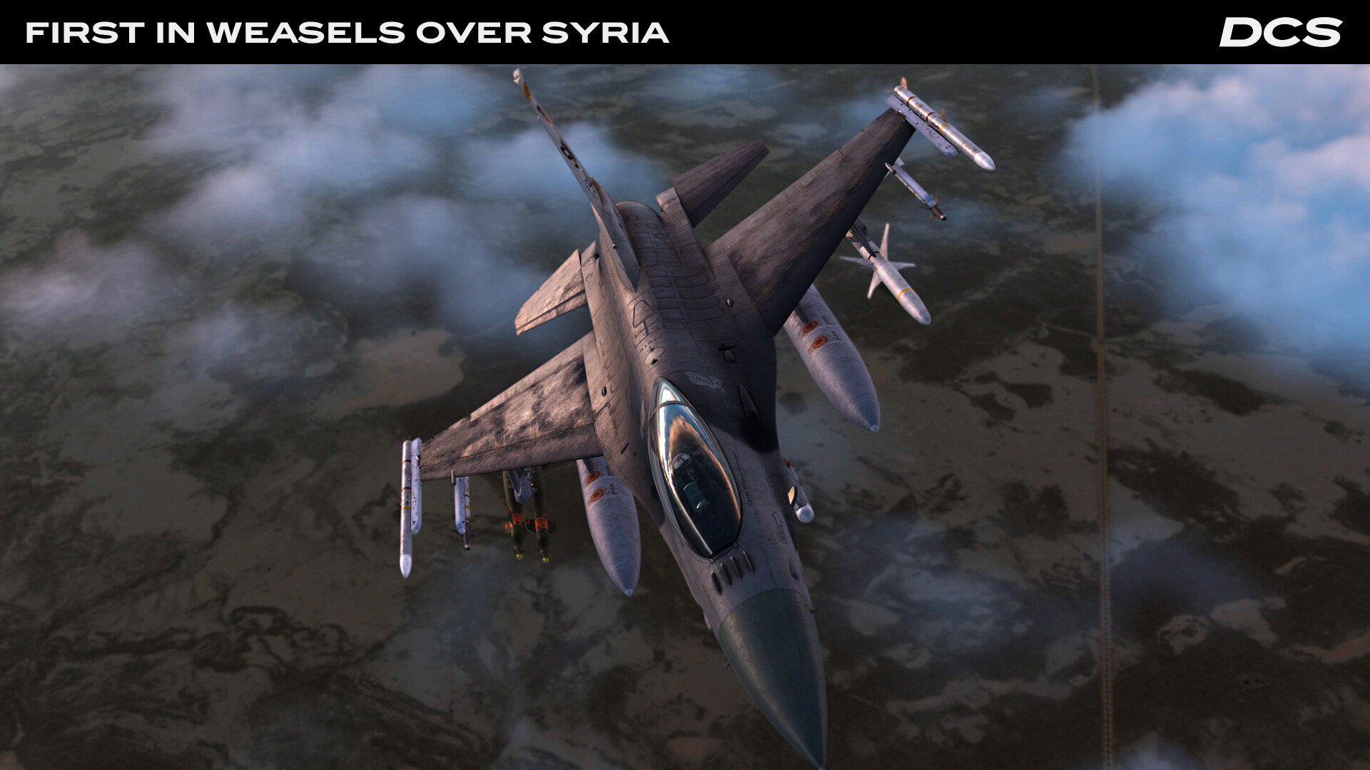 DCS World: F-16C First in Weasels Over Syria Campaign by Ground Pounder Sims