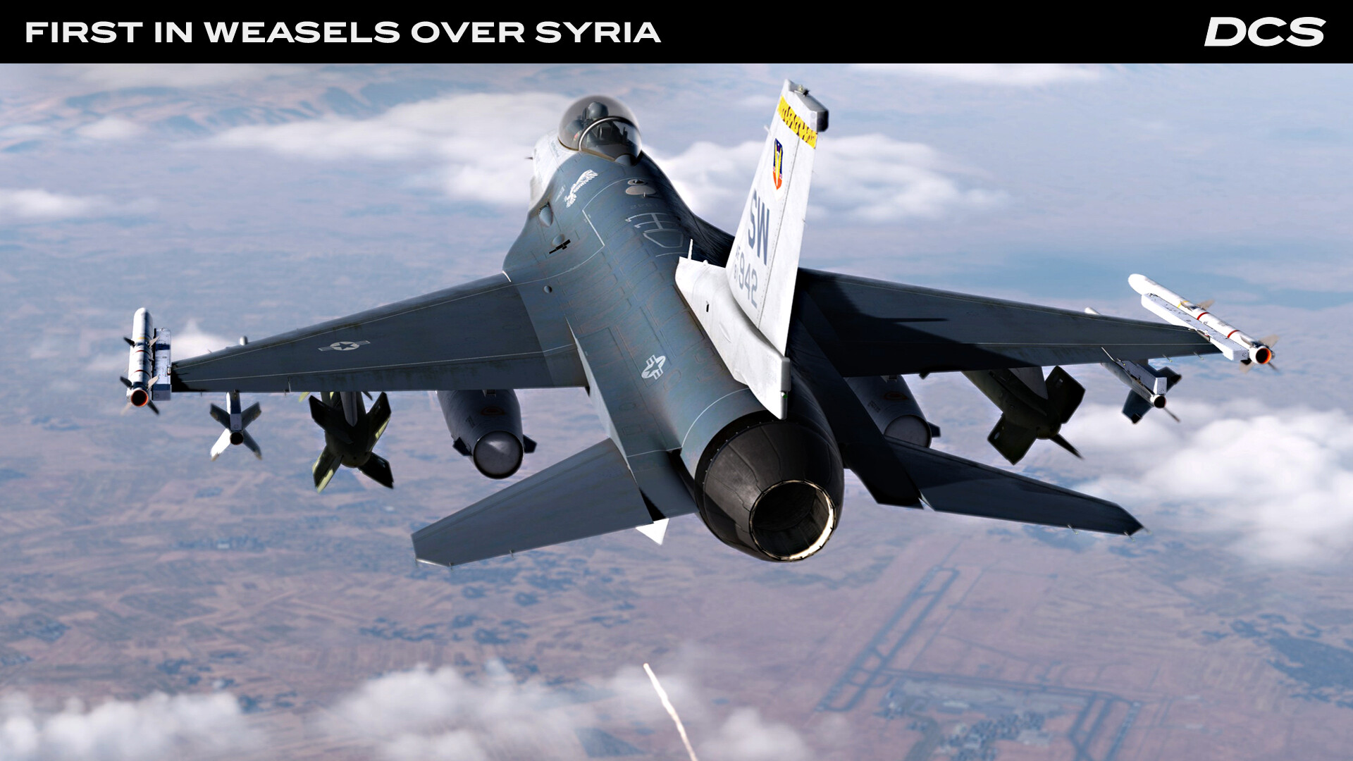 DCS World: F-16C First in Weasels Over Syria Campaign by Ground Pounder Sims