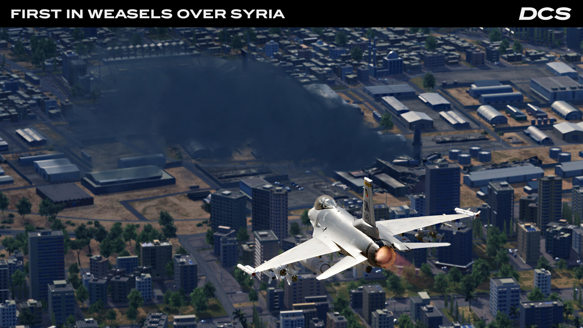 DCS World: F-16C First in Weasels Over Syria Campaign by Ground Pounder Sims