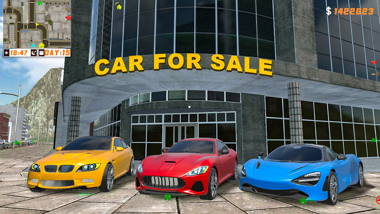 Car for Sale Simulator 2023: Car Mechanic, Wash, Car Flipper
