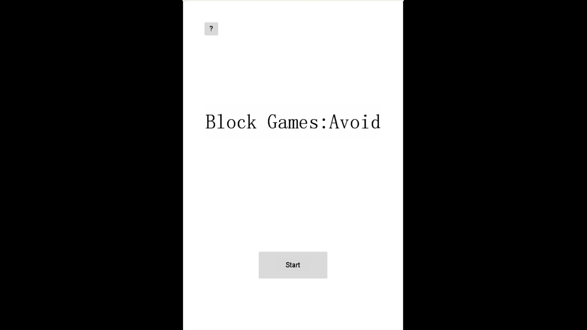 Block Games:Avoid