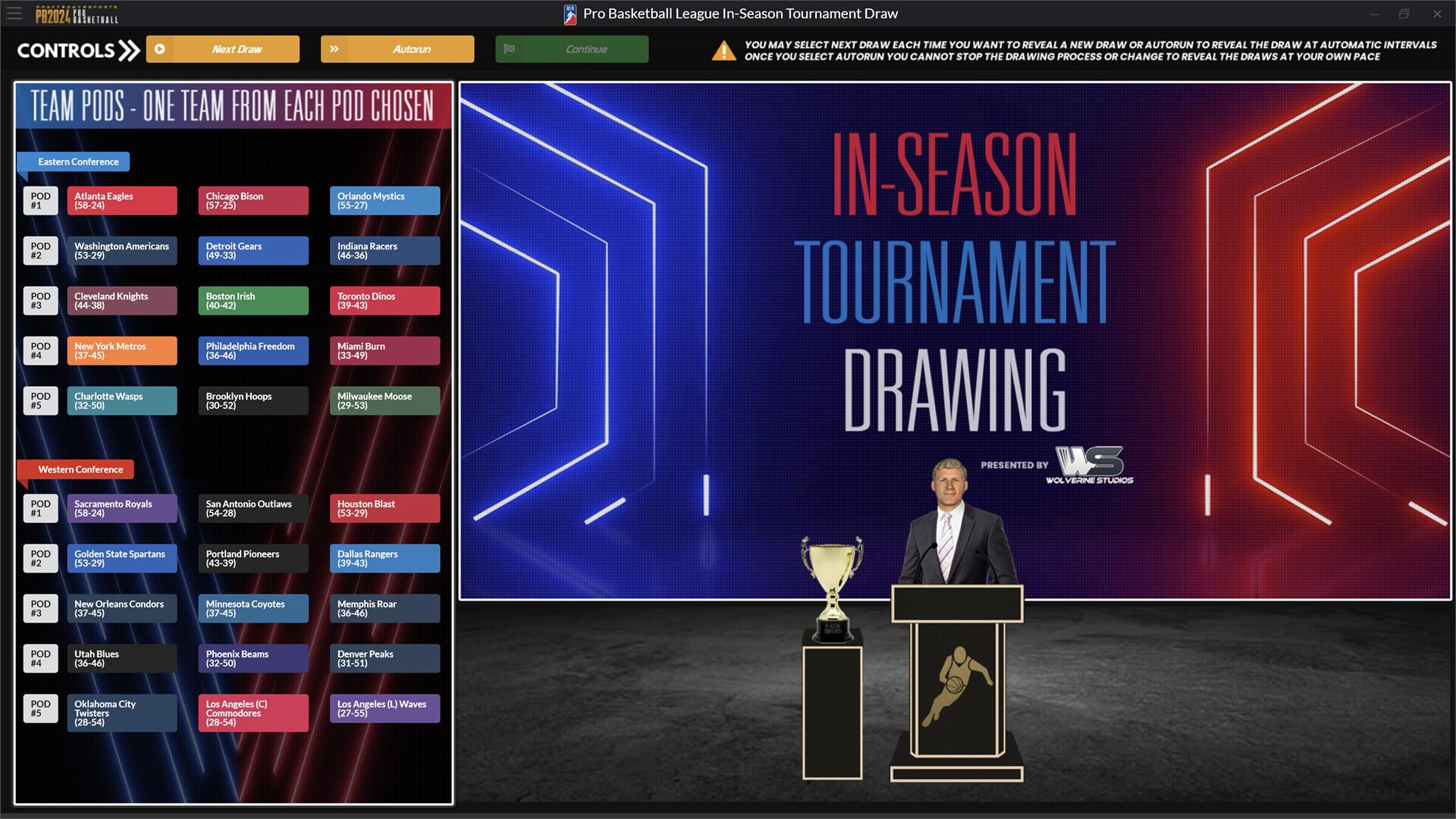 Draft Day Sports: Pro Basketball 2024