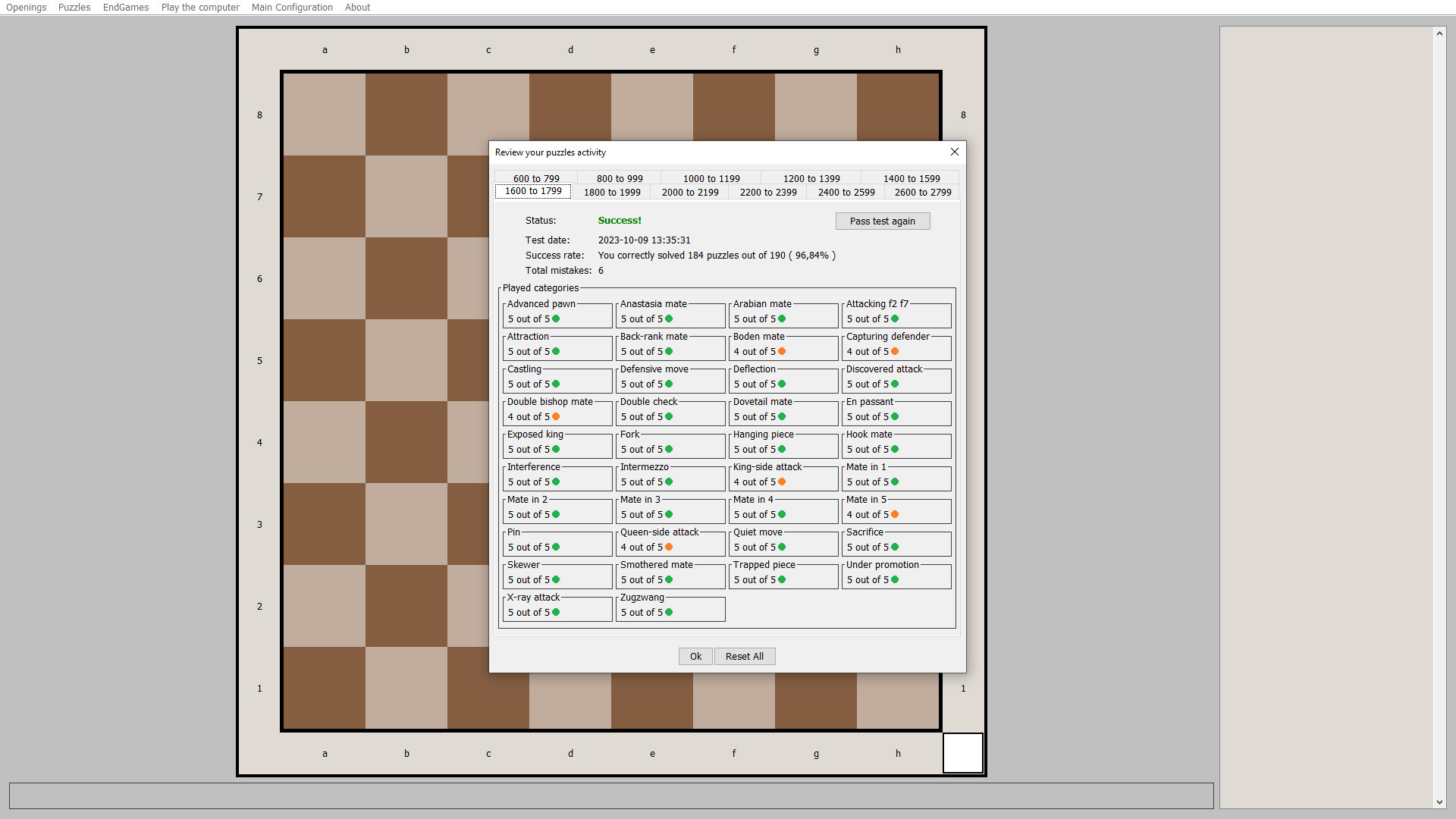 Chess Exerciser