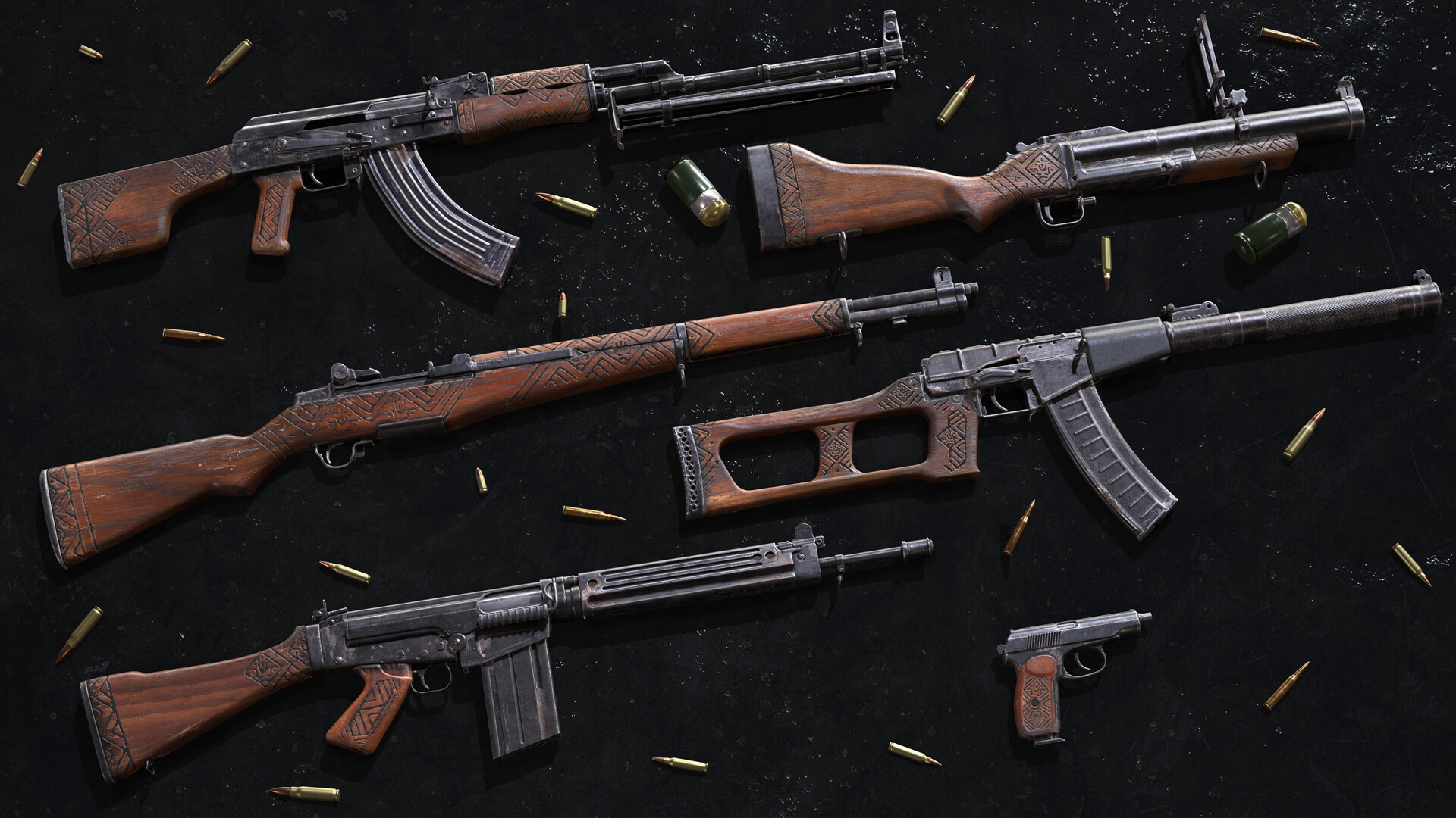 Insurgency: Sandstorm – Woodburn Weapon Skin Set