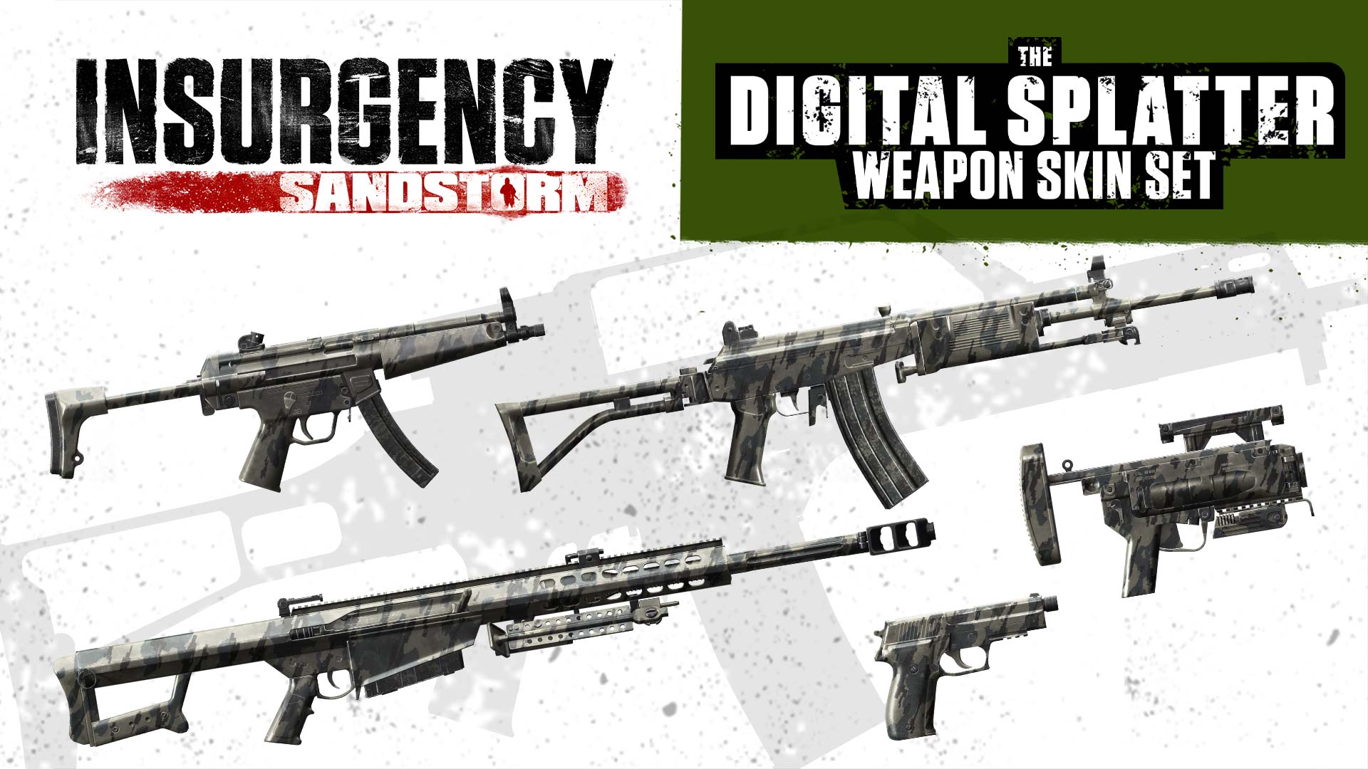 Insurgency: Sandstorm – Digital Splatter Skin Set