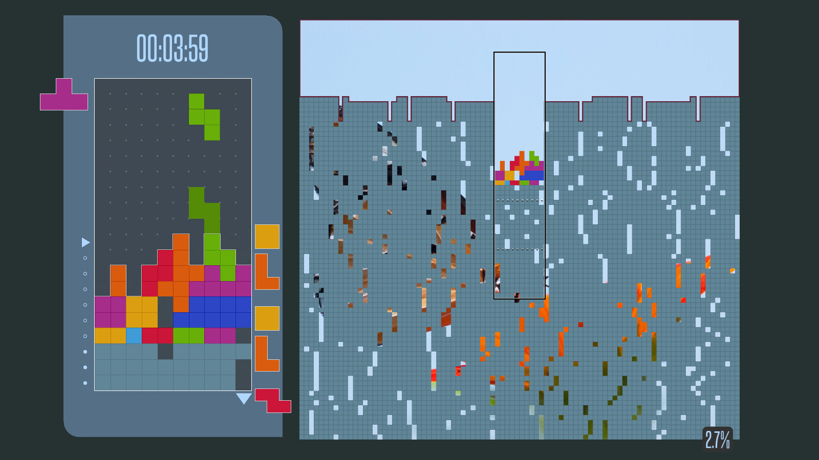 Block Breakin’ Logic Downstacker