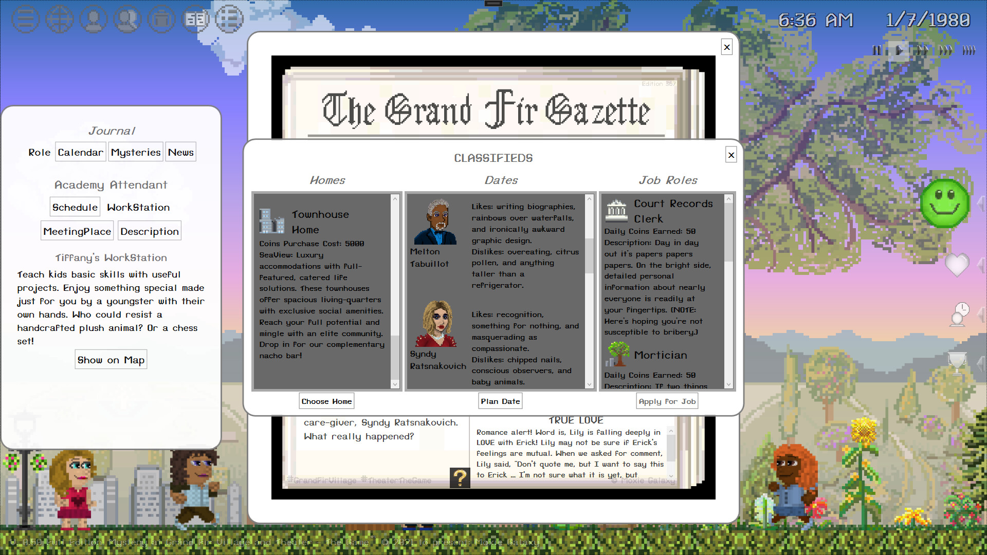 Mystery at Grand Fir Village