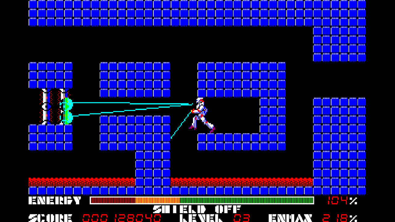 Eggconsole Thexder PC-8801mkIISR