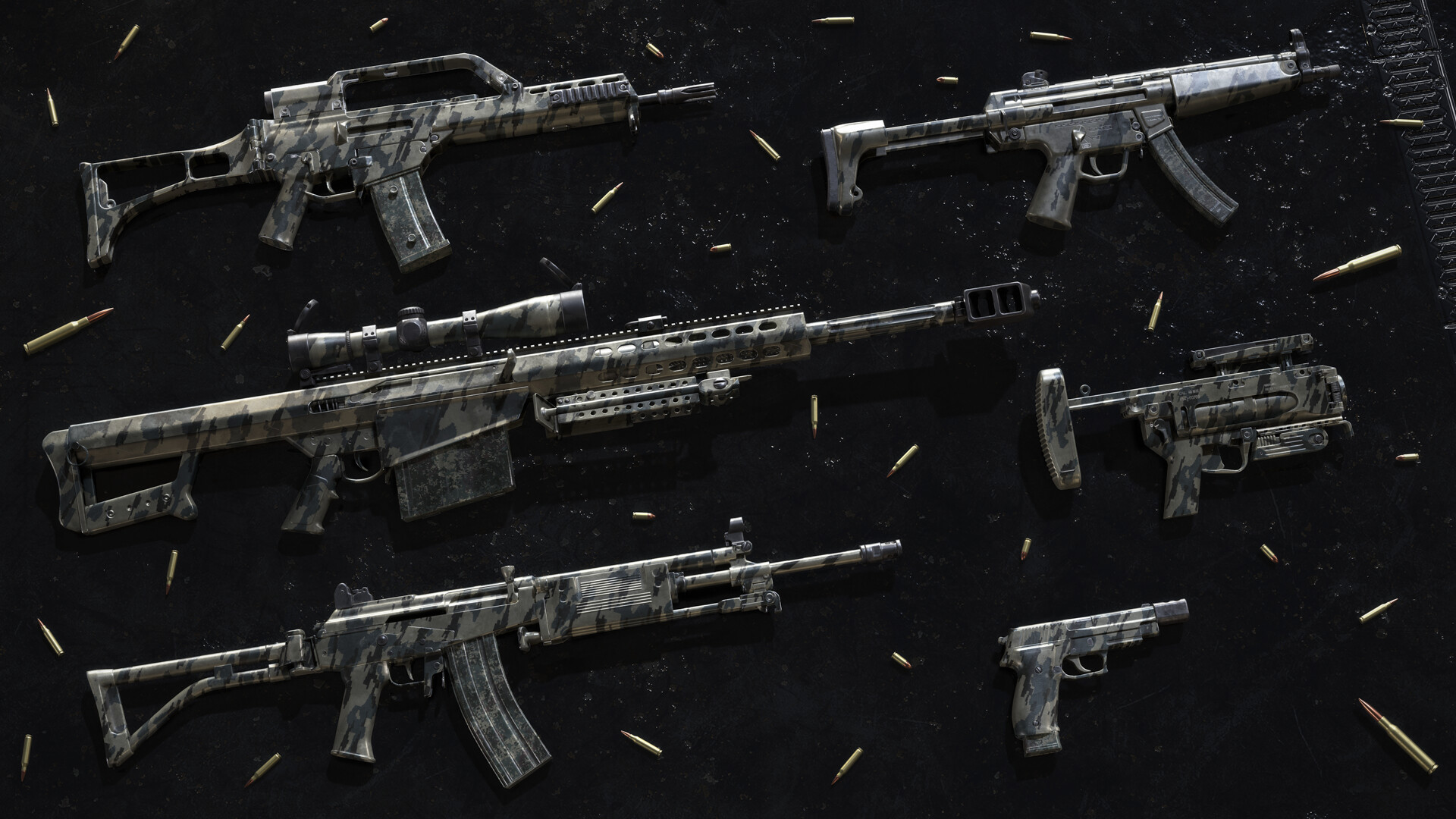 Insurgency: Sandstorm – Digital Splatter Weapon Skin Set