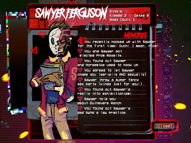 Slasher U: An 18+ Horror Movie Dating Sim