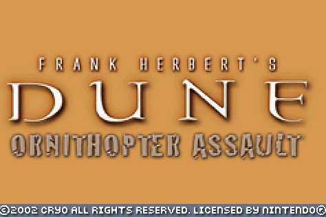 Dune: Ornithopter Assault