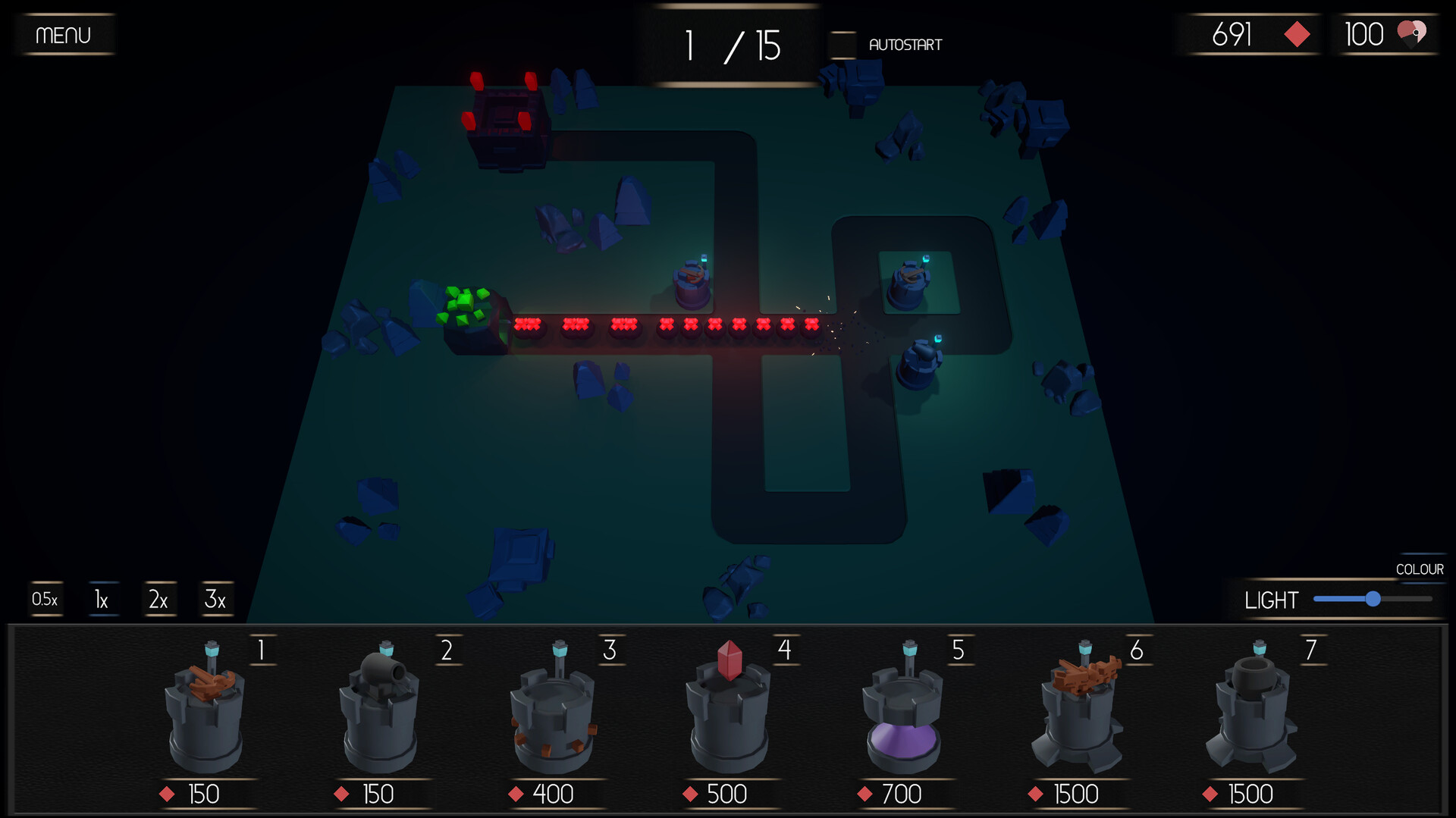 Dark Gem Tower Defense