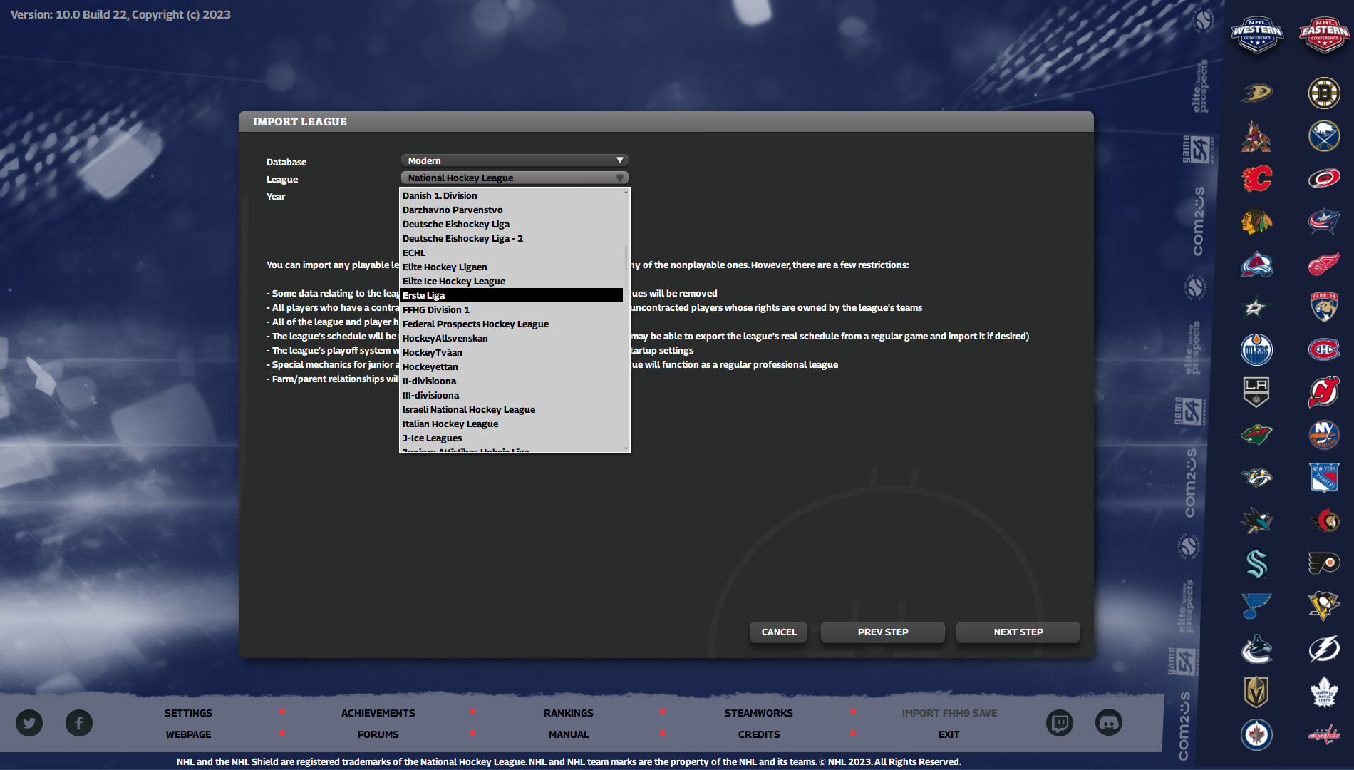Franchise Hockey Manager 10