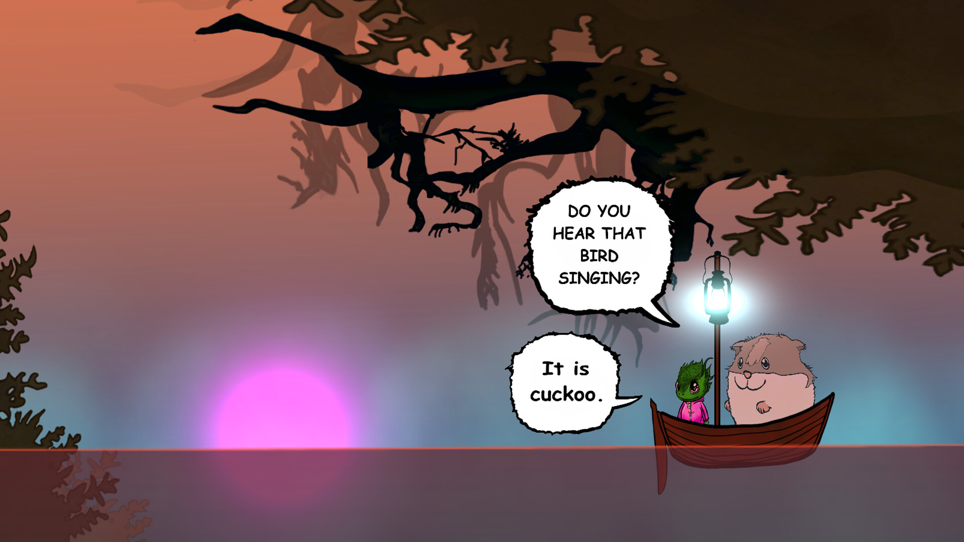 Visual novel for the kids: Lumi And Baby – Hamster And Baby Dragon