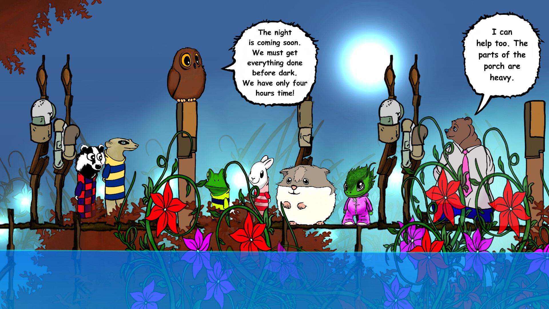 Visual novel for the kids: Lumi And Baby – Hamster And Baby Dragon