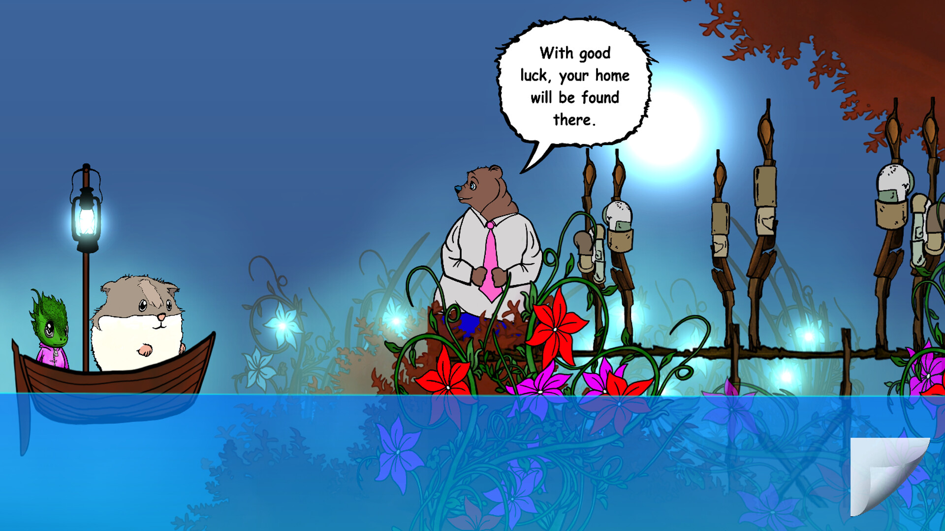 Visual novel for the kids: Lumi And Baby – Hamster And Baby Dragon