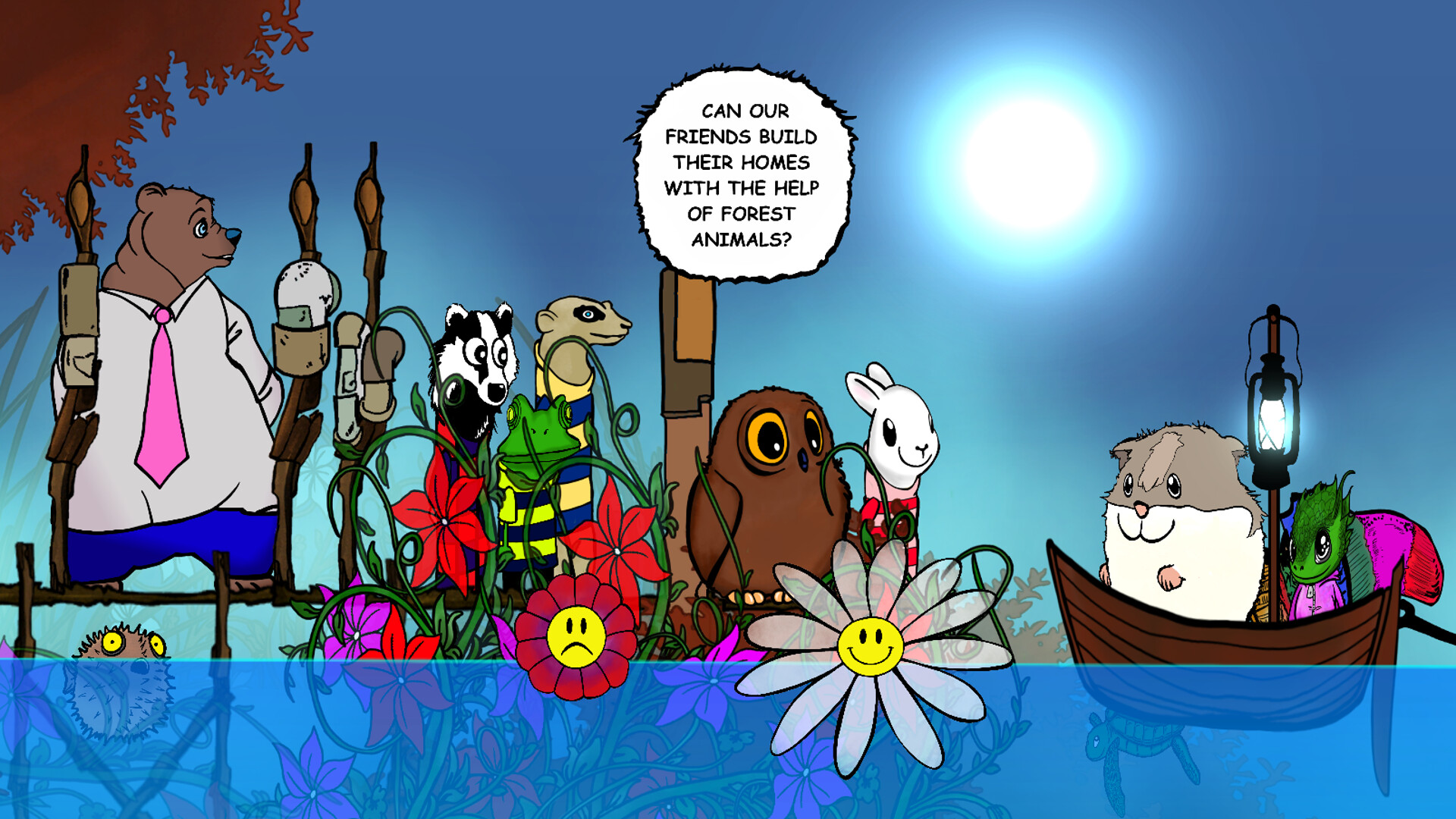 Visual novel for the kids: Lumi And Baby – Hamster And Baby Dragon