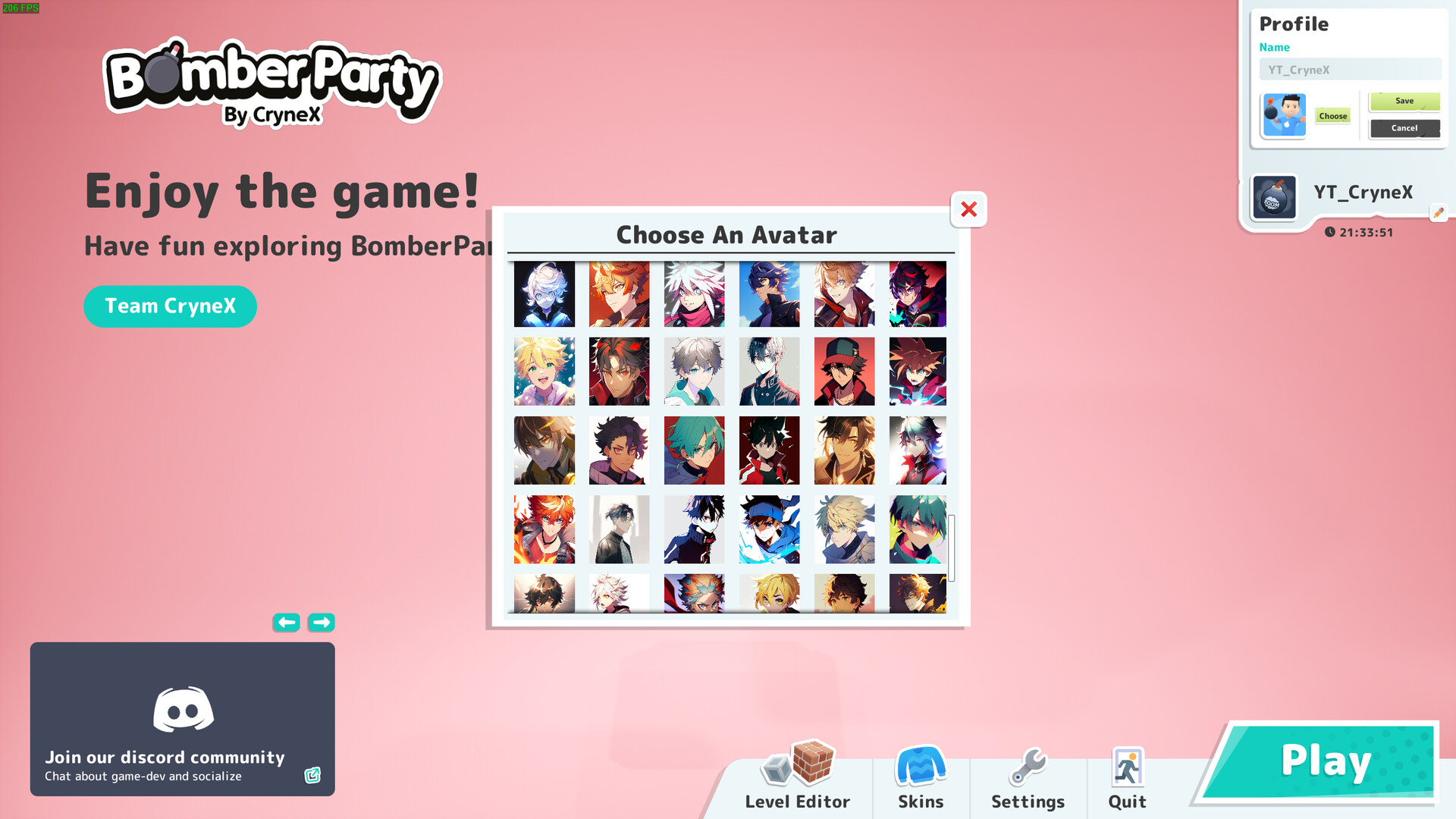 Bomber Party: Anime Avatars