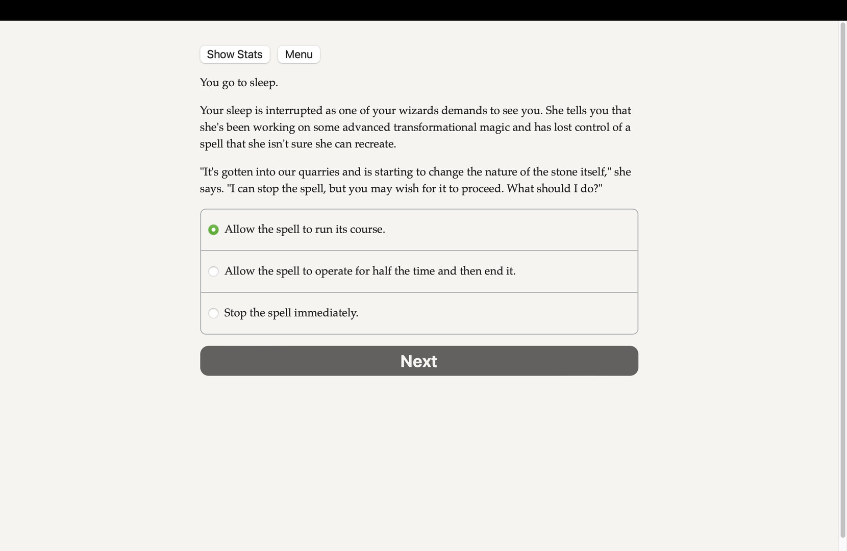 Daria: A Kingdom Simulator