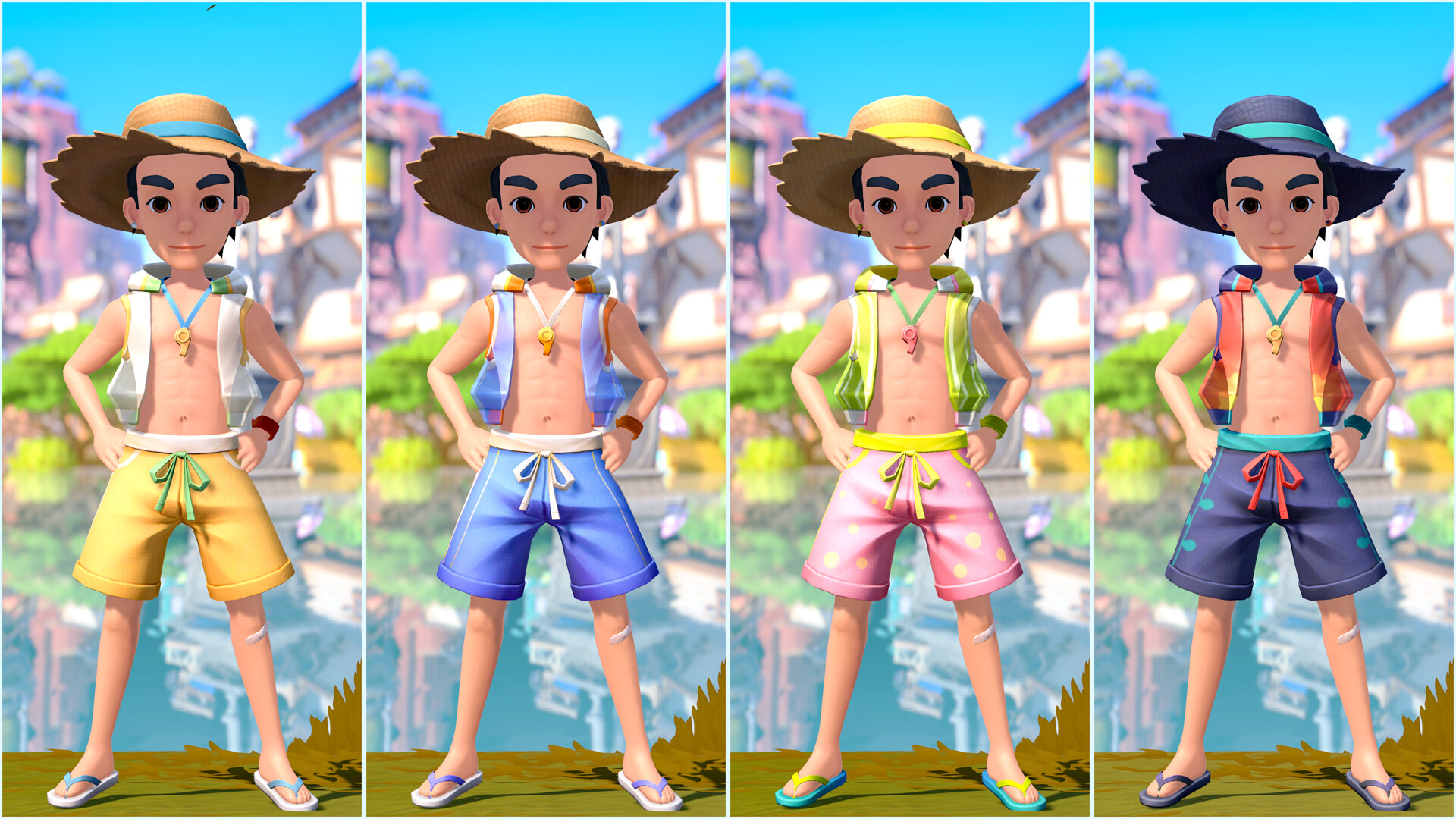 My Time at Sandrock: Builder’s Beach and Ball Clothing Pack