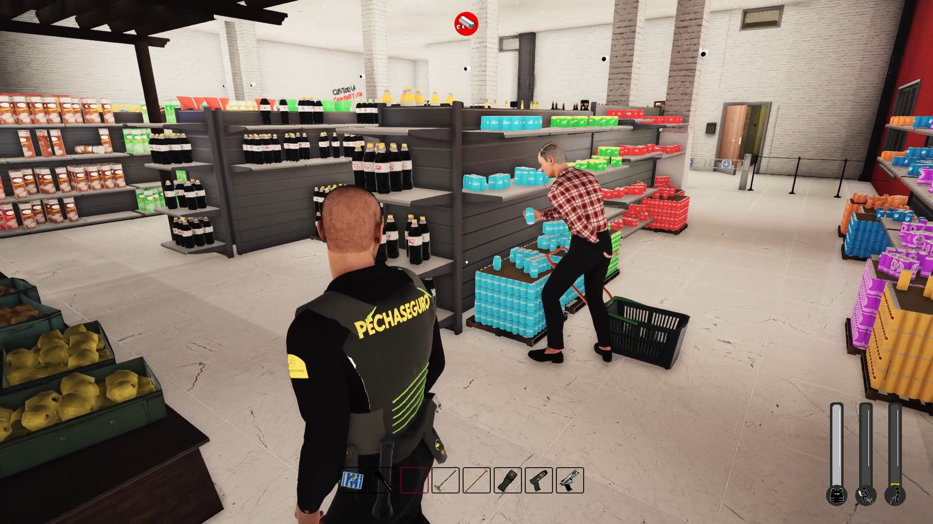 Supermarket Security Simulator