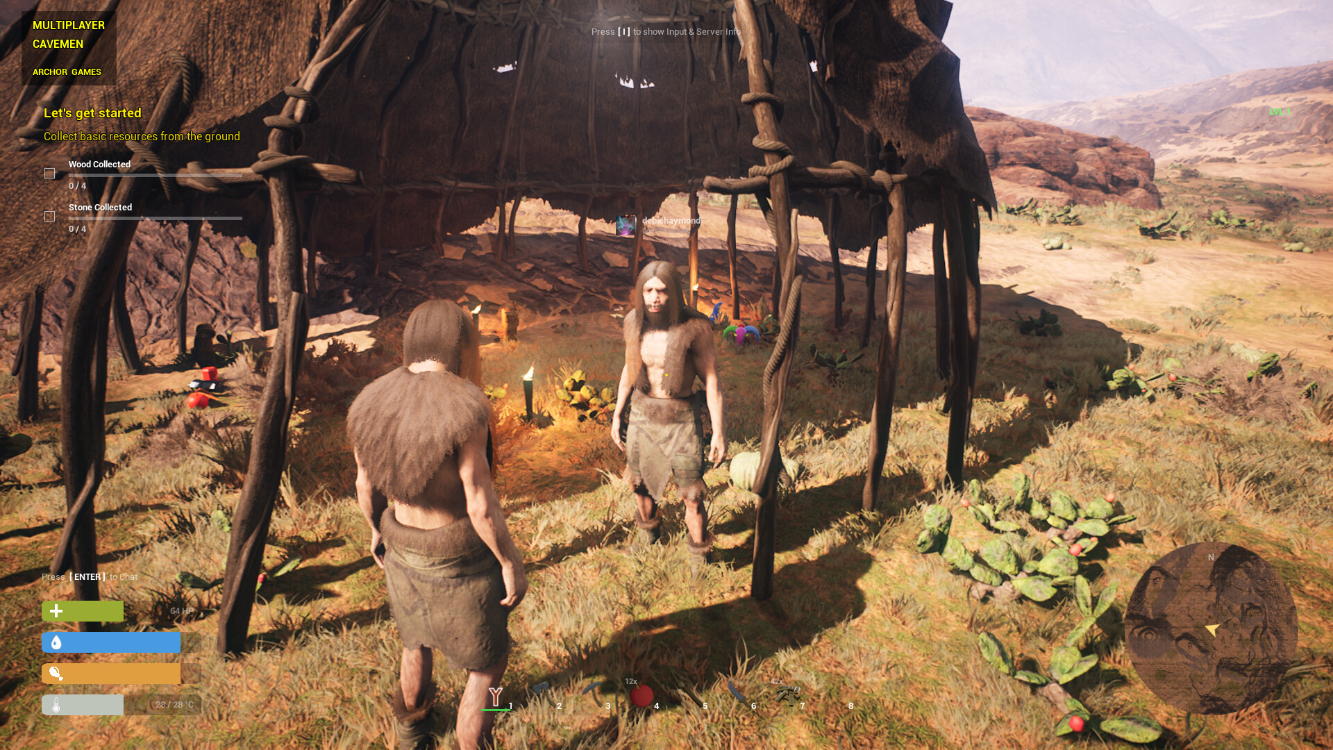 Multiplayer Cavemen