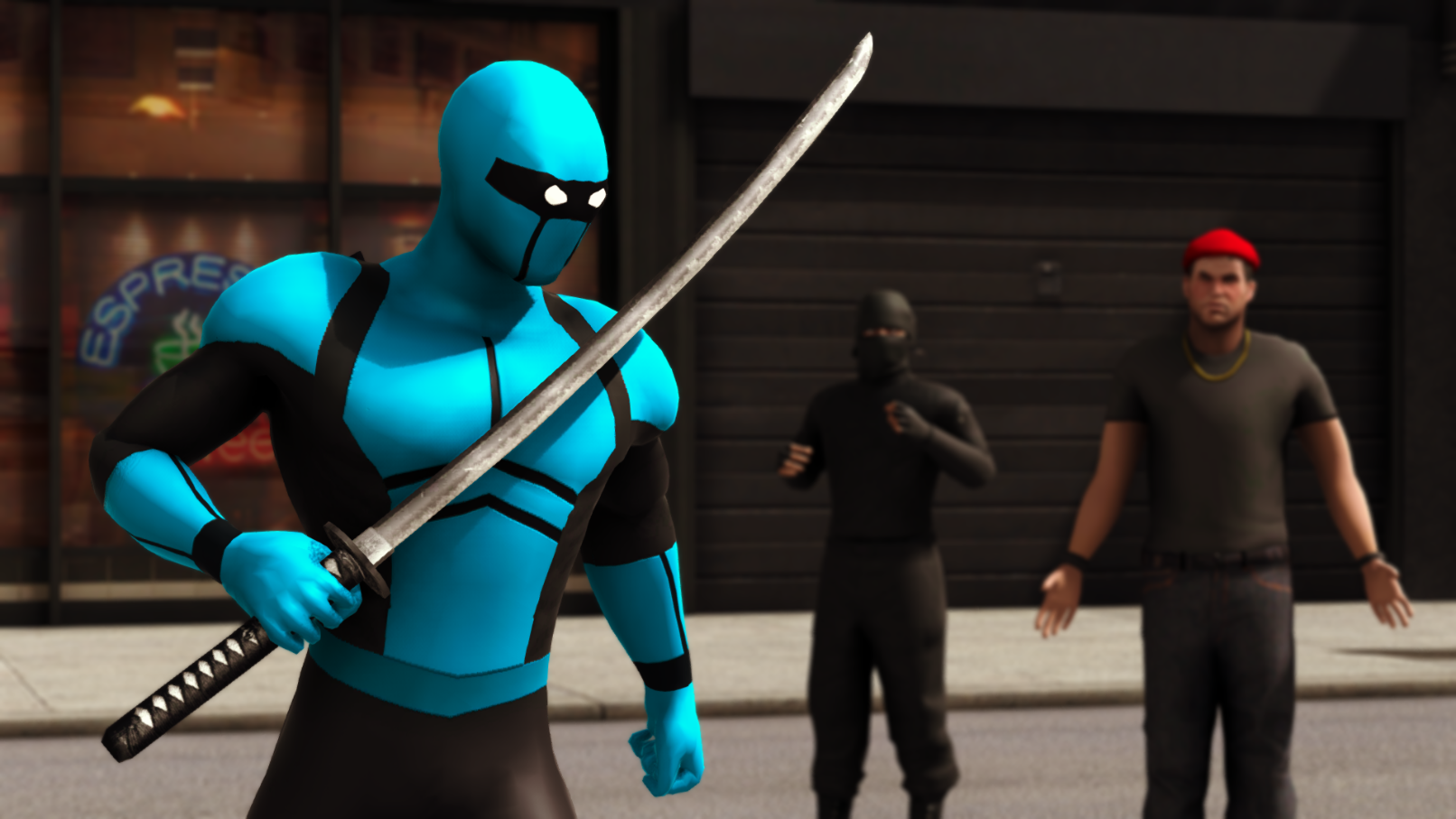 Blue Ninja: Superhero Game