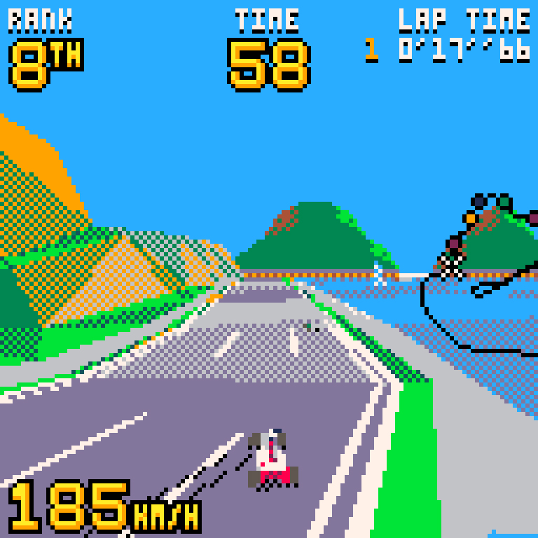 Virtua Racing Demake