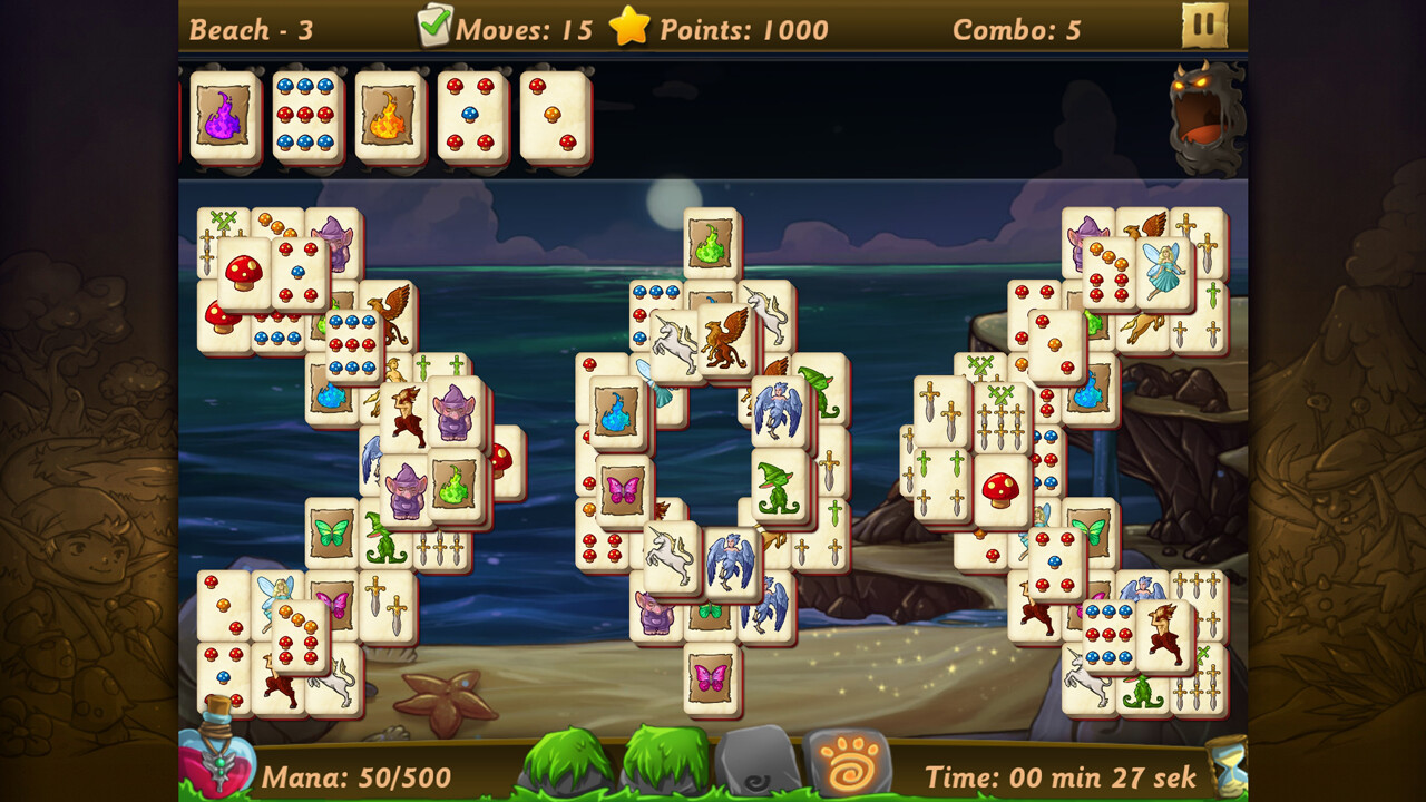 Elves vs. Goblins Mahjongg World