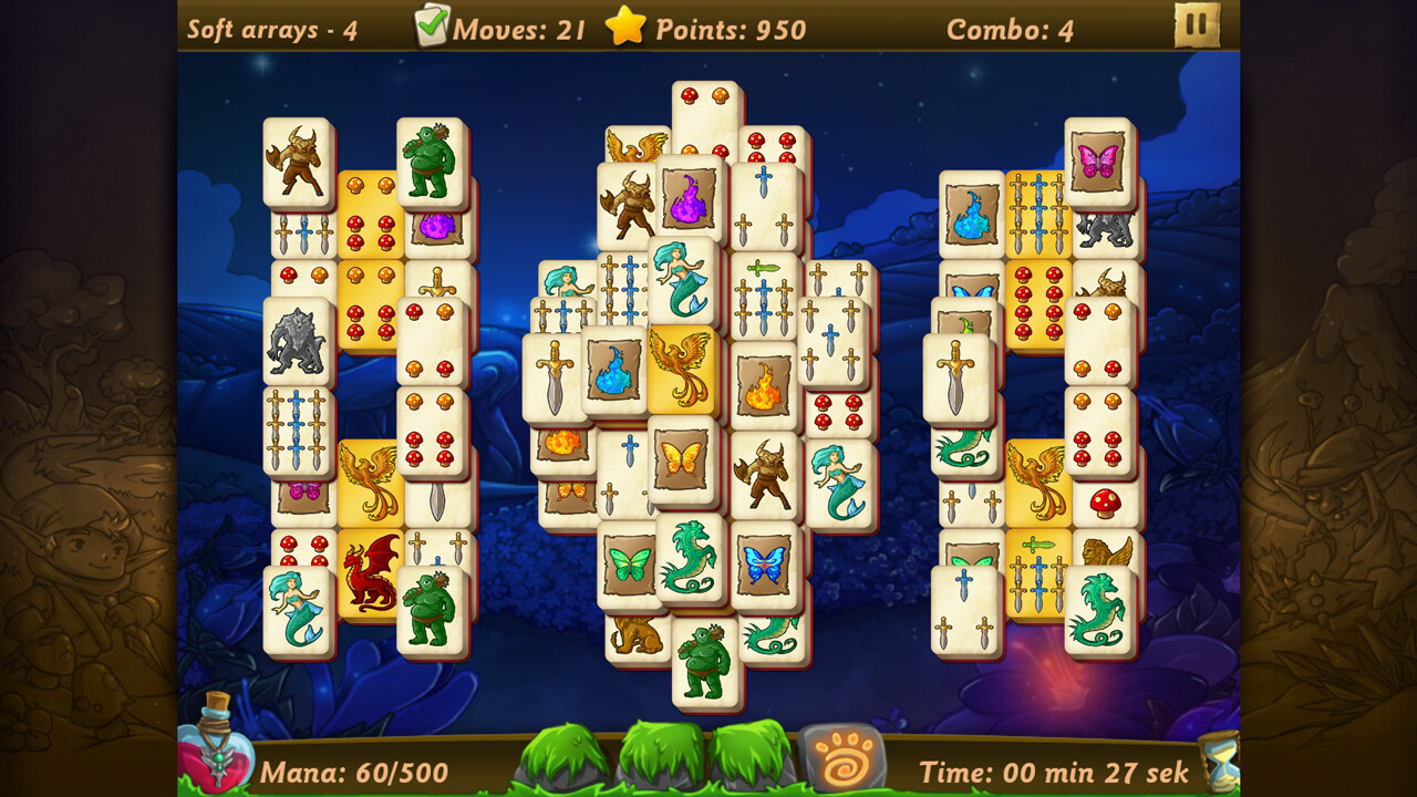 Elves vs. Goblins Mahjongg World