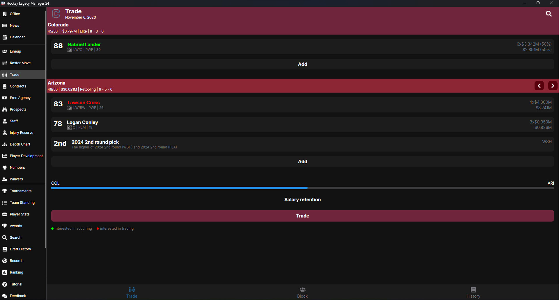 Hockey Legacy Manager 24