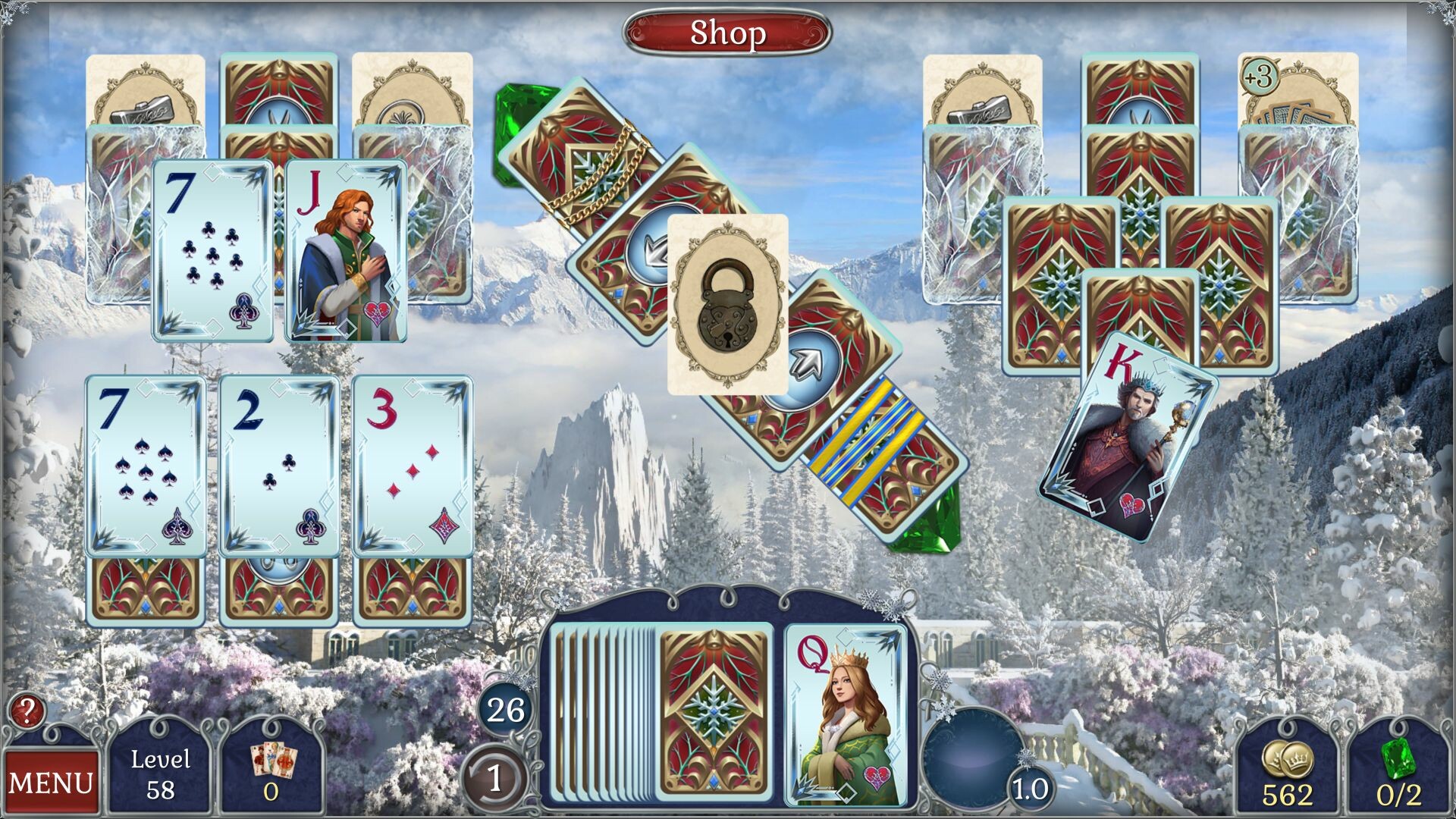 Jewel Match Solitaire Winterscapes 2: Collector’s Edition