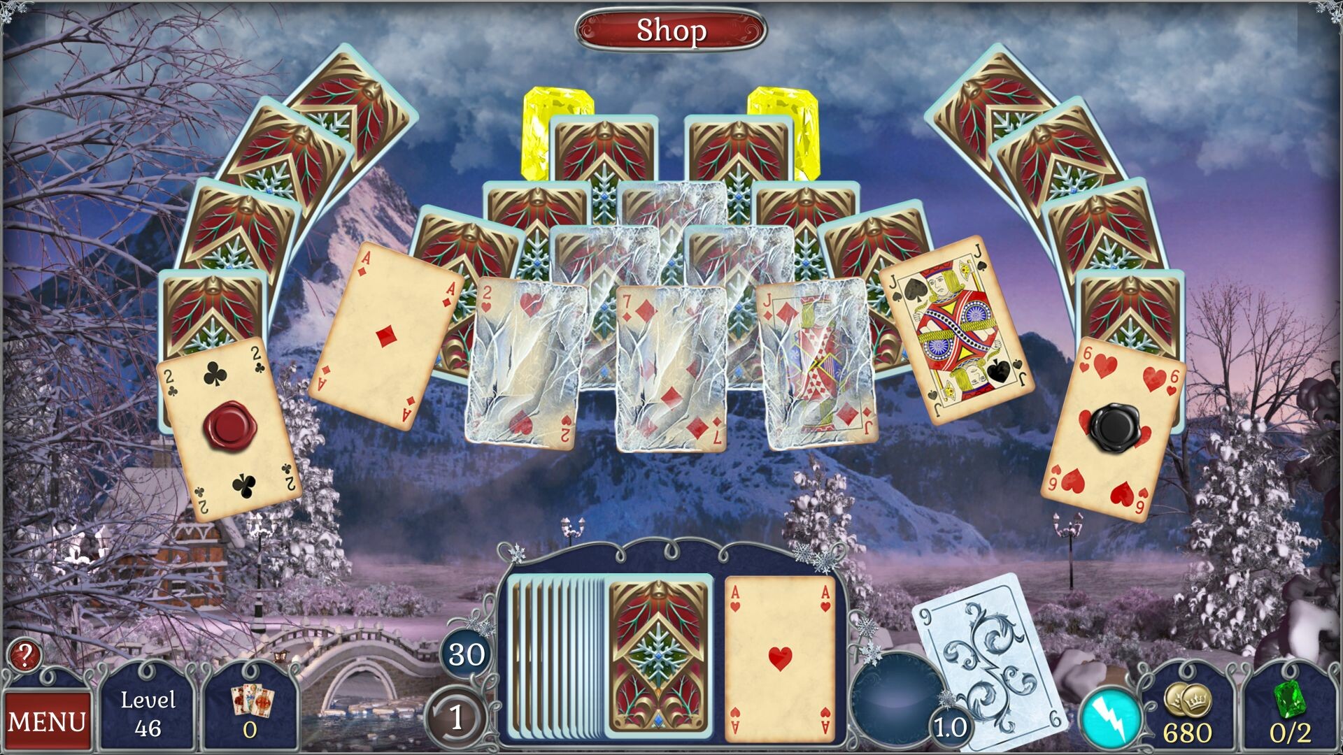 Jewel Match Solitaire Winterscapes 2: Collector’s Edition