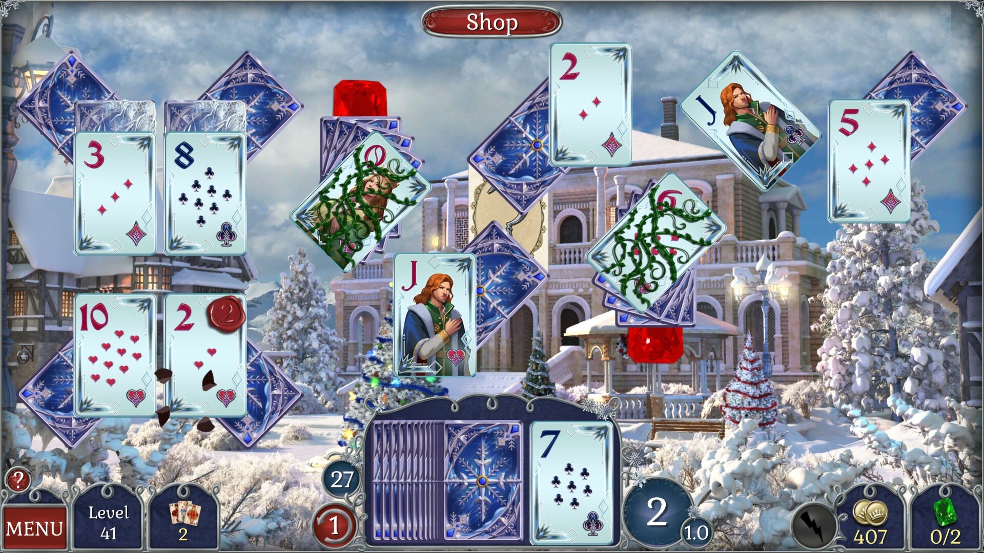 Jewel Match Solitaire Winterscapes 2: Collector’s Edition