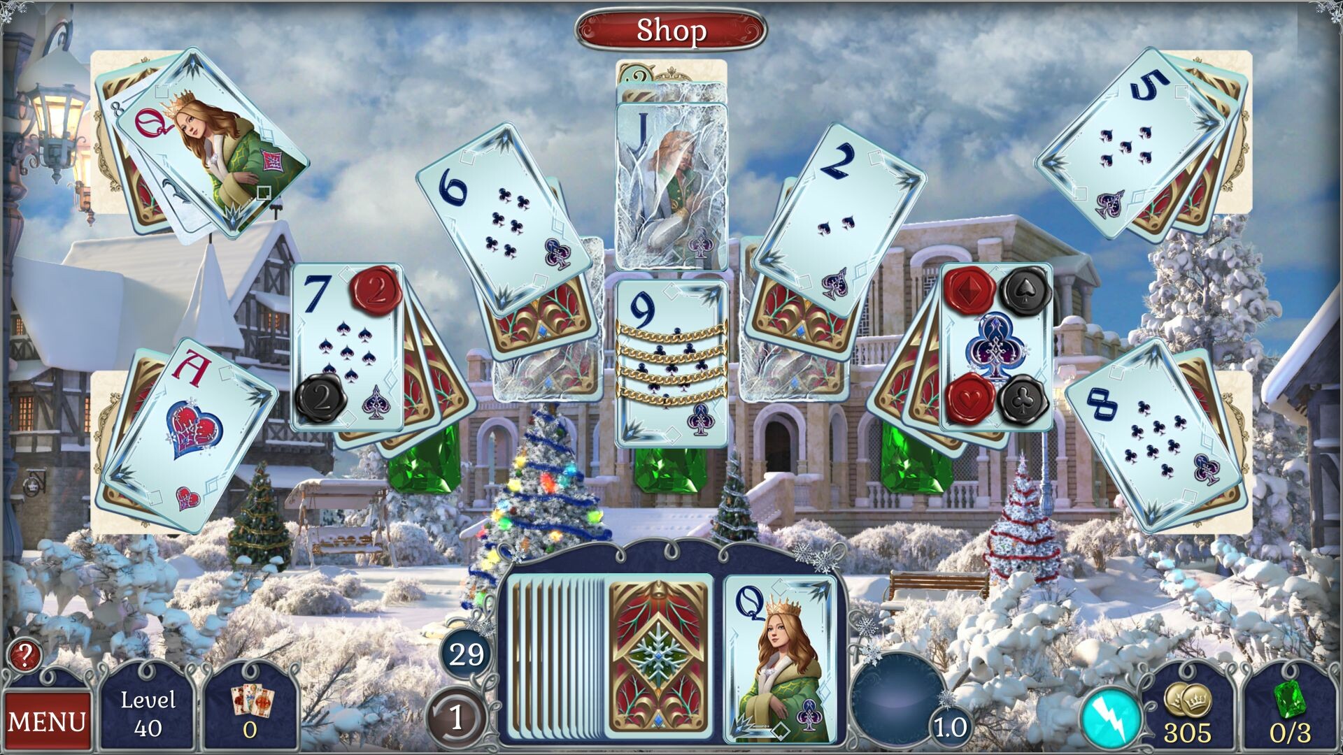 Jewel Match Solitaire Winterscapes 2: Collector’s Edition
