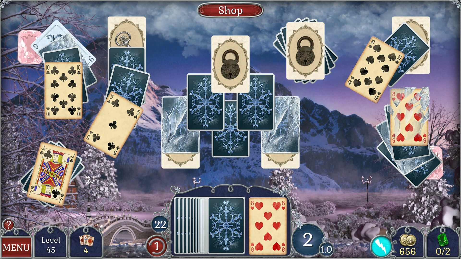 Jewel Match Solitaire Winterscapes 2: Collector’s Edition