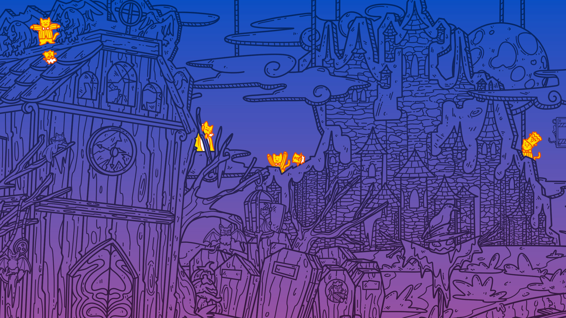 A Park Full of Cats: Haunted Ride