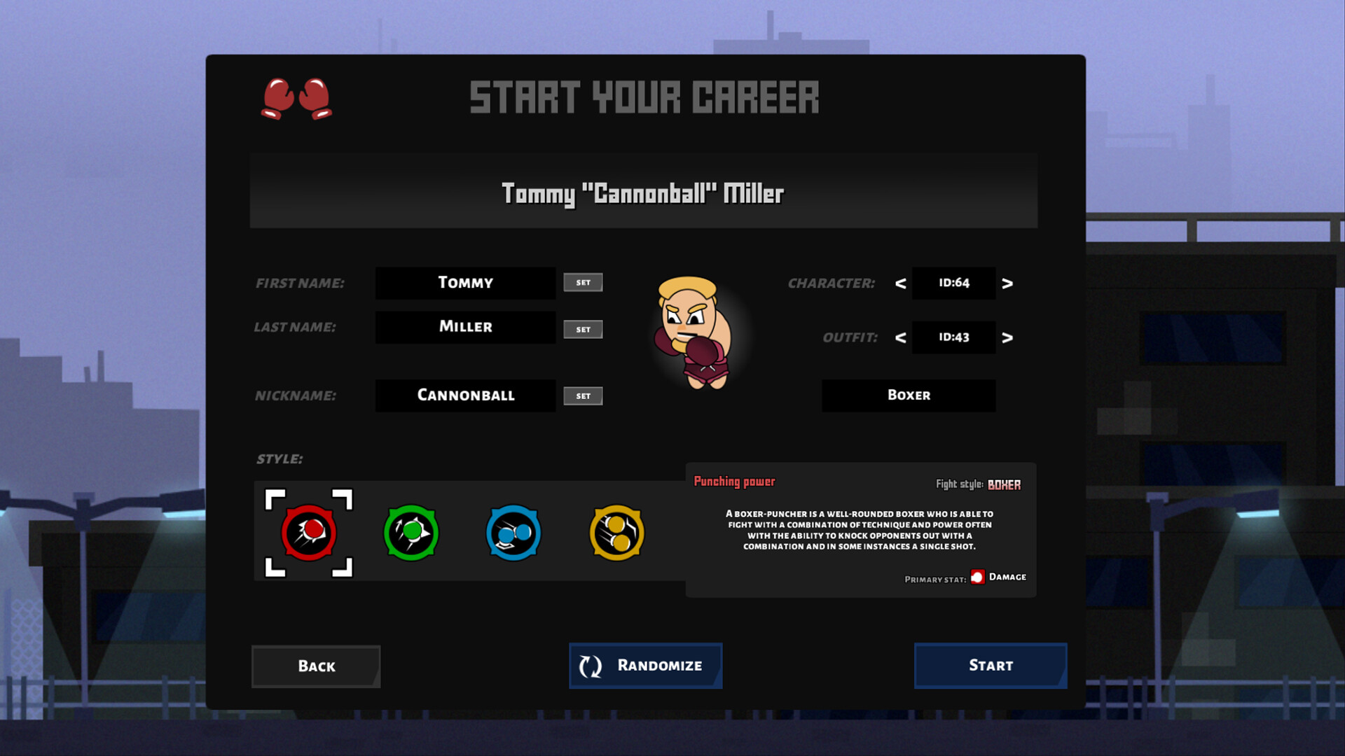 Boxing School: Solo Career Mode