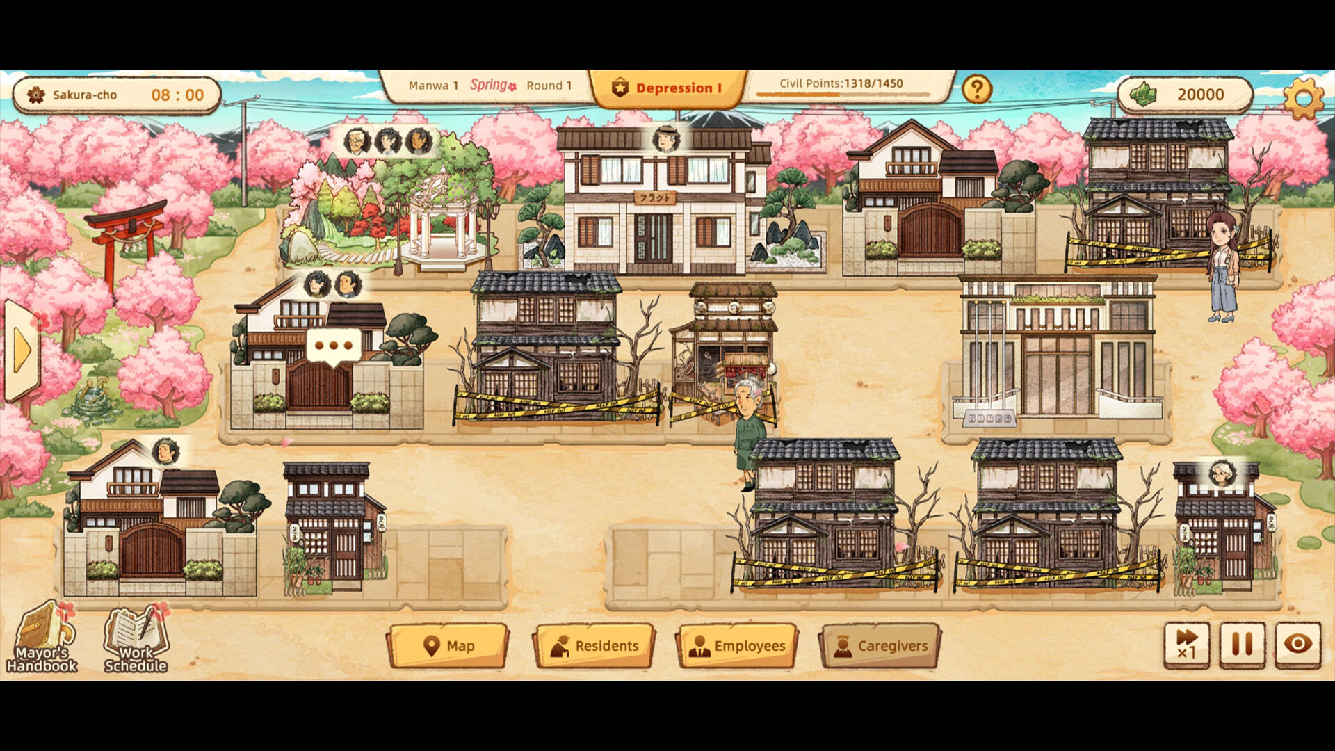 New Life of Aged Town