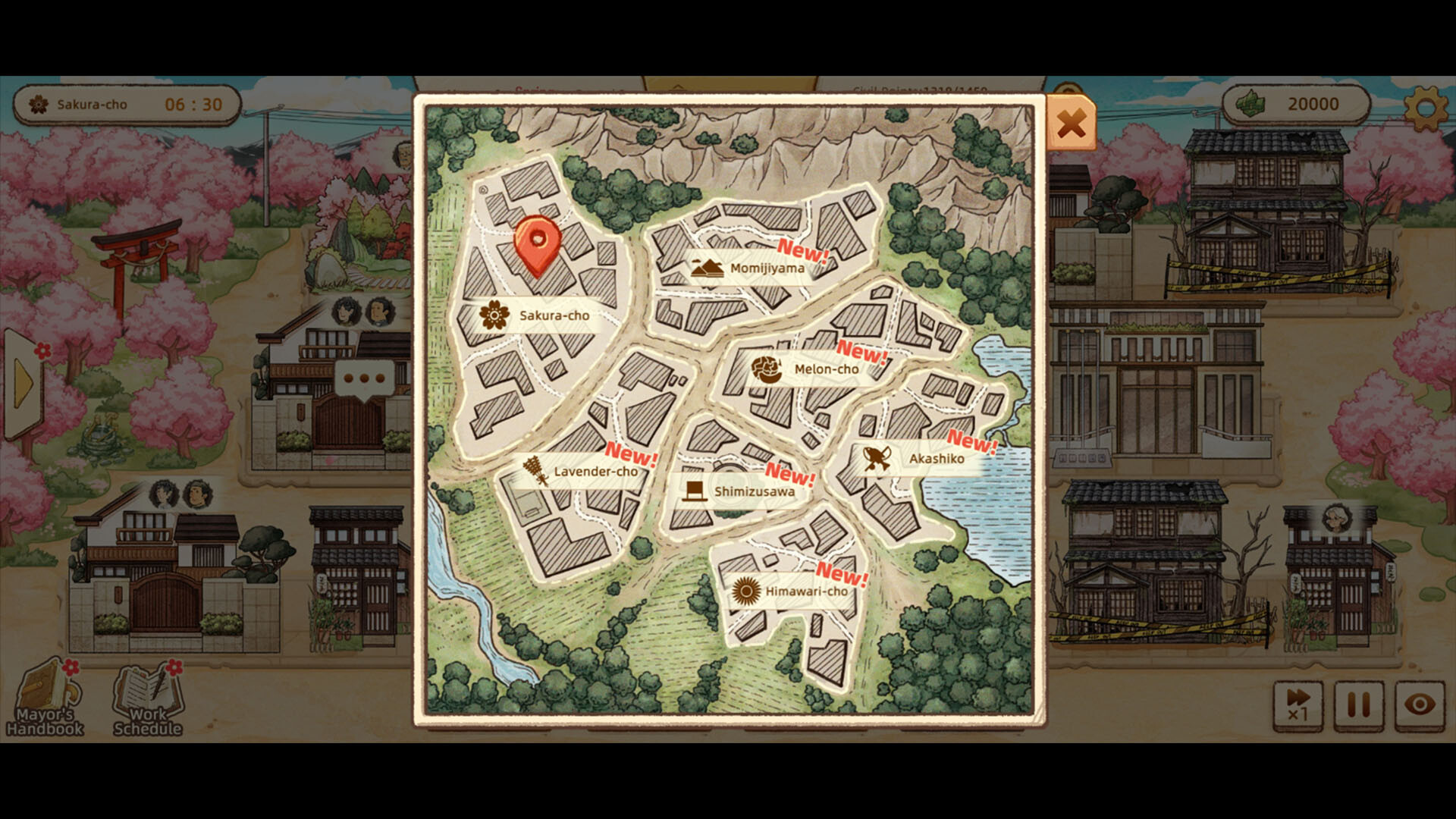New Life of Aged Town