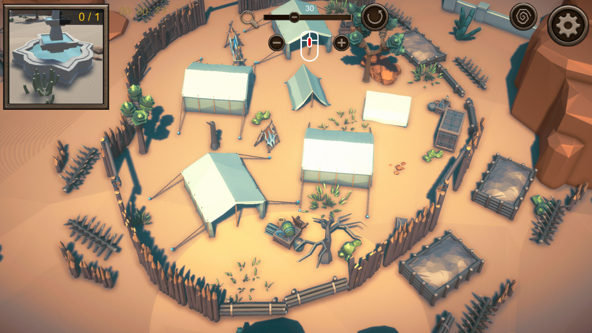 Hidden Western Top-Down 3D