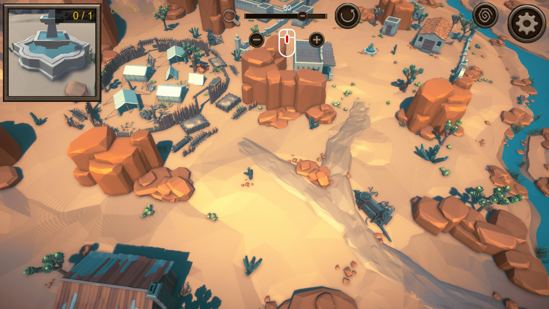 Hidden Western Top-Down 3D