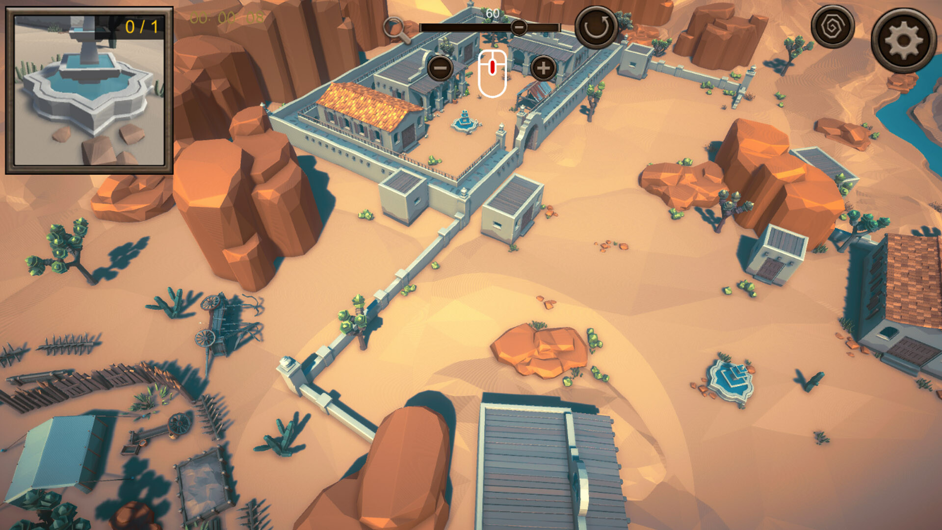 Hidden Western Top-Down 3D